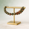 Unakite Beaded Gemstone Bracelet