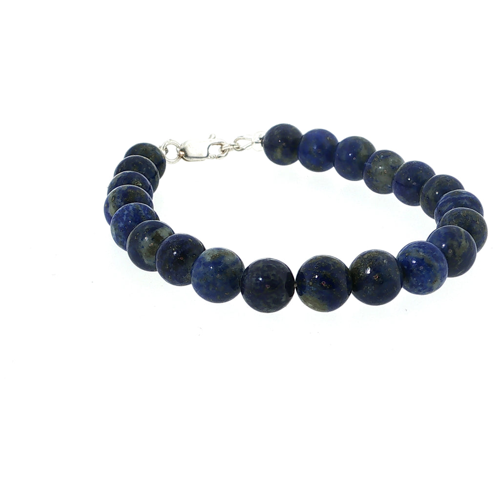 Lapis Lazuli Gemstone Beaded Bracelet