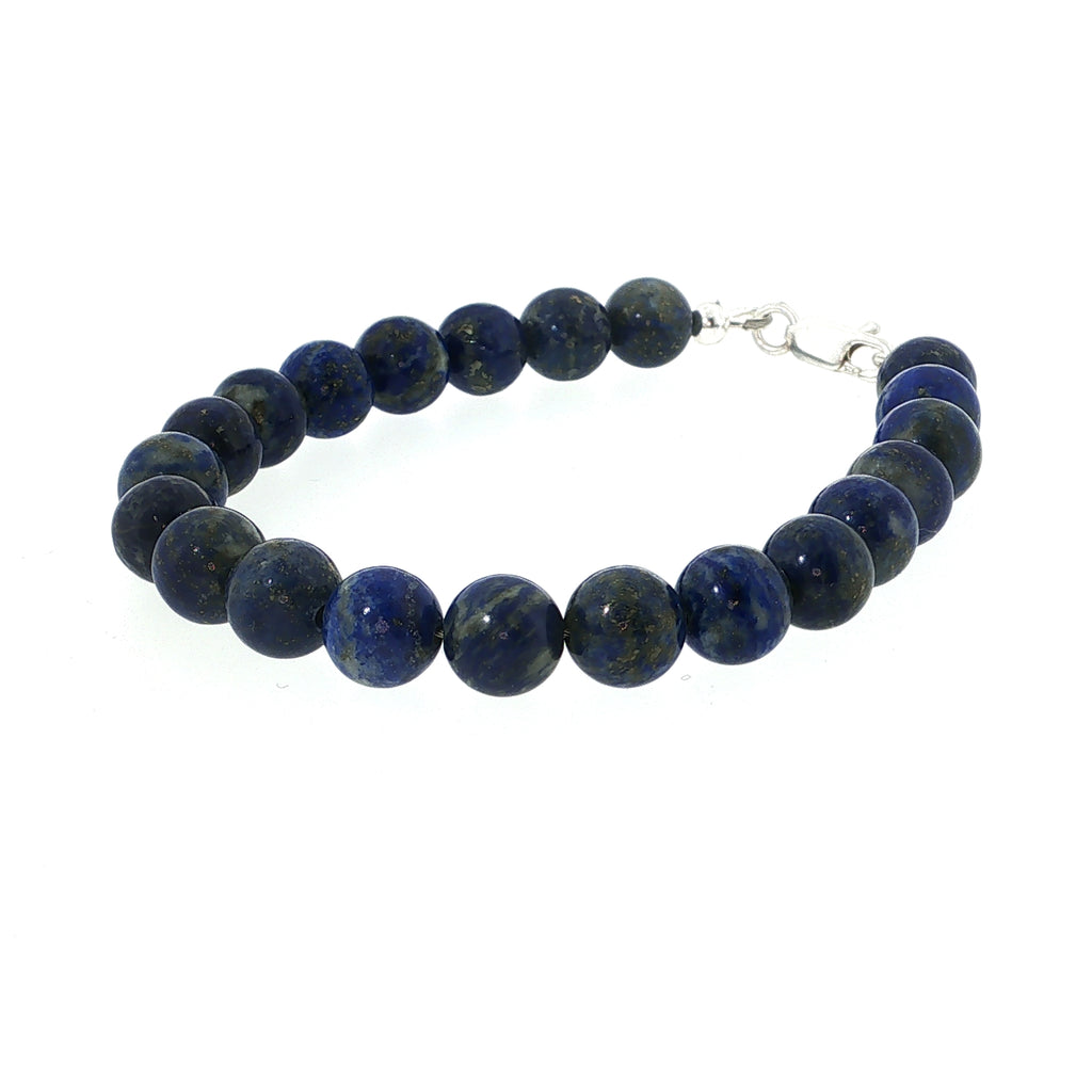 Lapis Lazuli Gemstone Beaded Bracelet