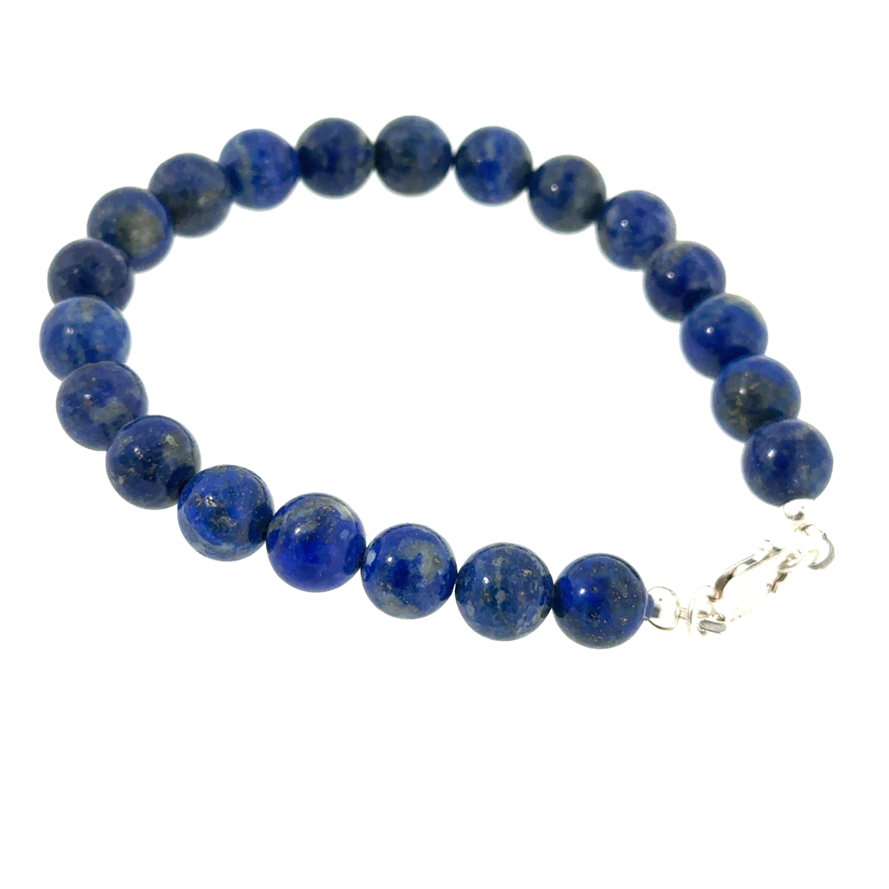 Lapis Lazuli Gemstone Beaded Bracelet