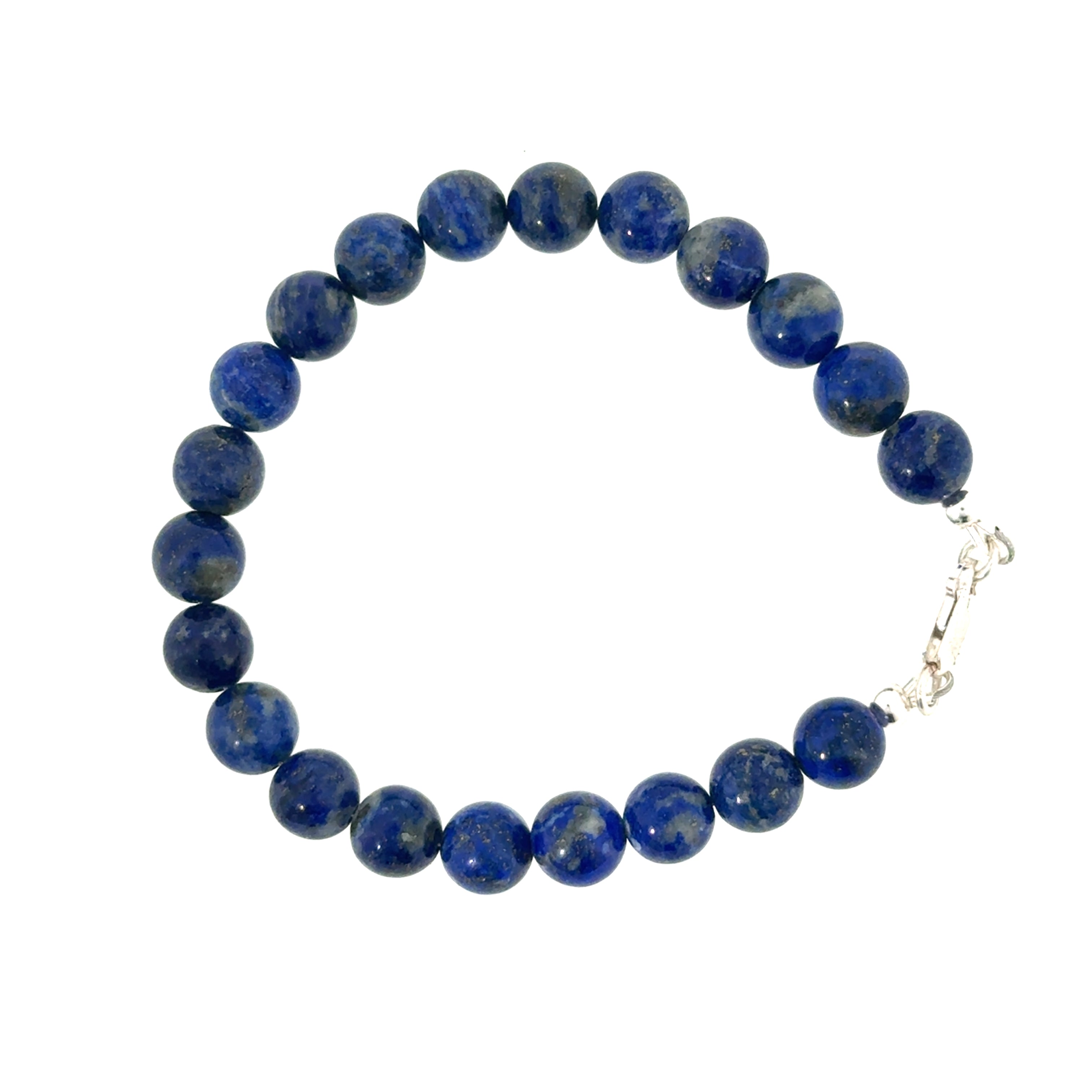 Lapis Lazuli Gemstone Beaded Bracelet