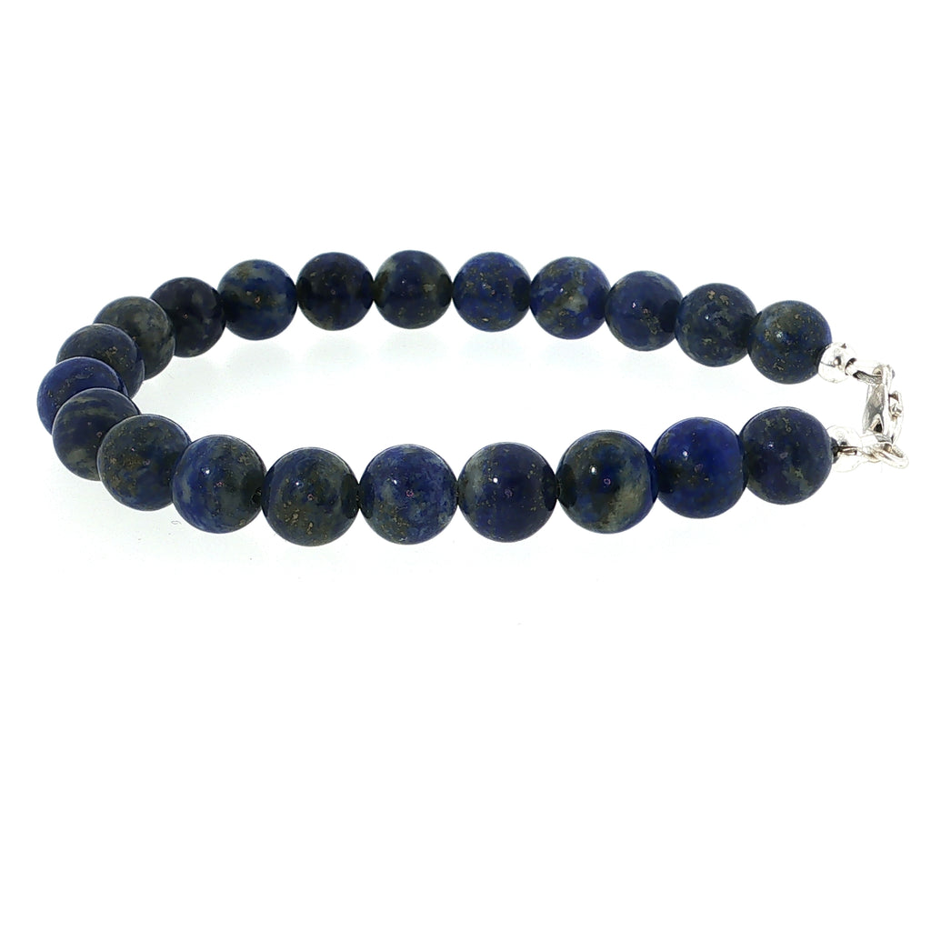 Lapis Lazuli Gemstone Beaded Bracelet