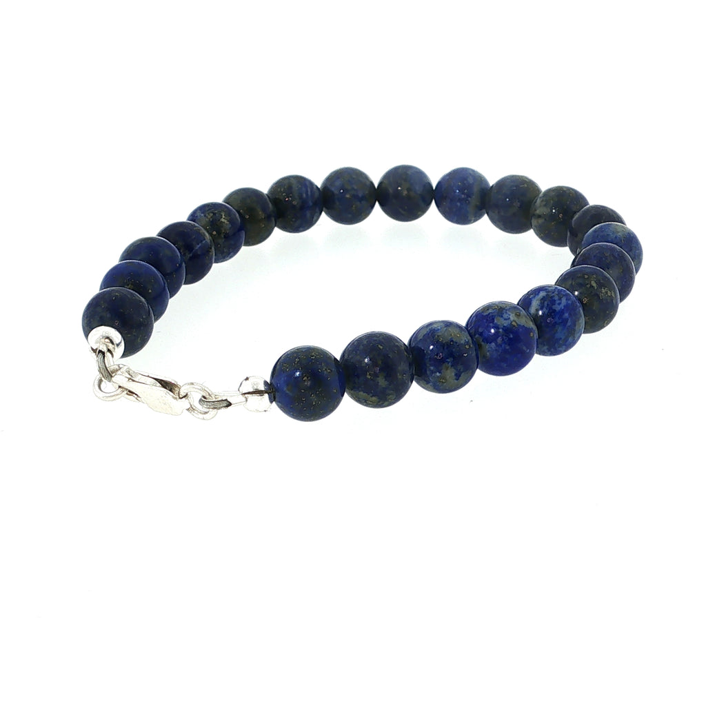Lapis Lazuli Gemstone Beaded Bracelet