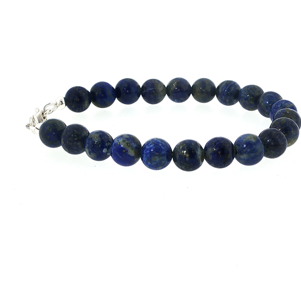 Lapis Lazuli Gemstone Beaded Bracelet