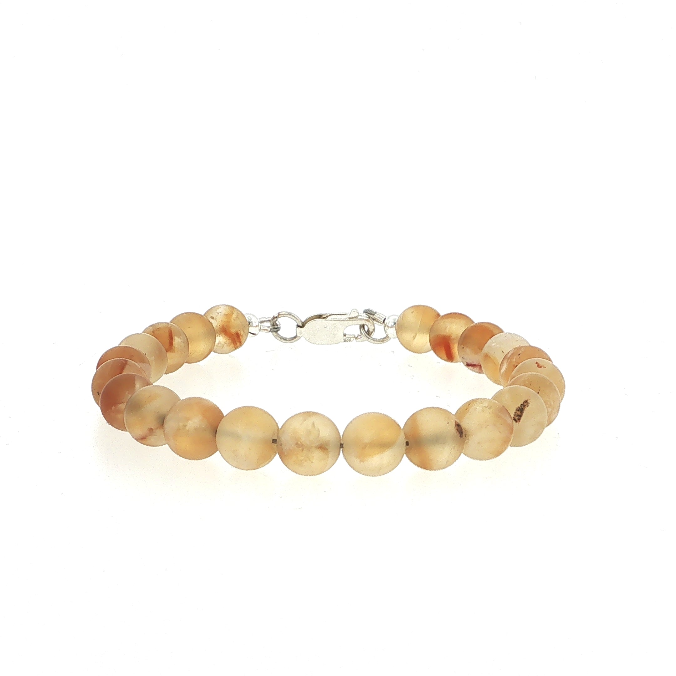 Citrine Gemstone Beaded Bracelet