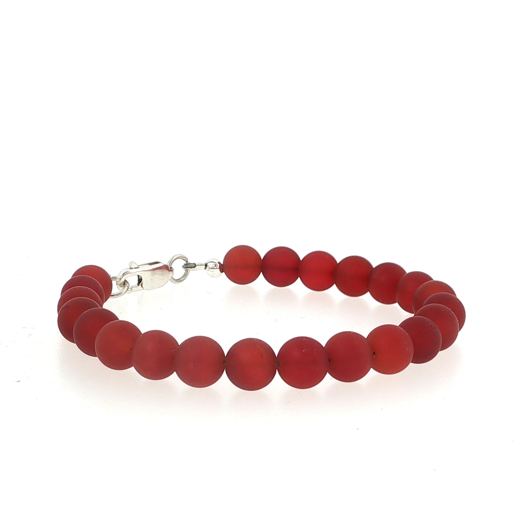 Carnelian Gemstone Beaded Bracelet