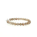Golden Rutile Gemstone Beaded Bracelet