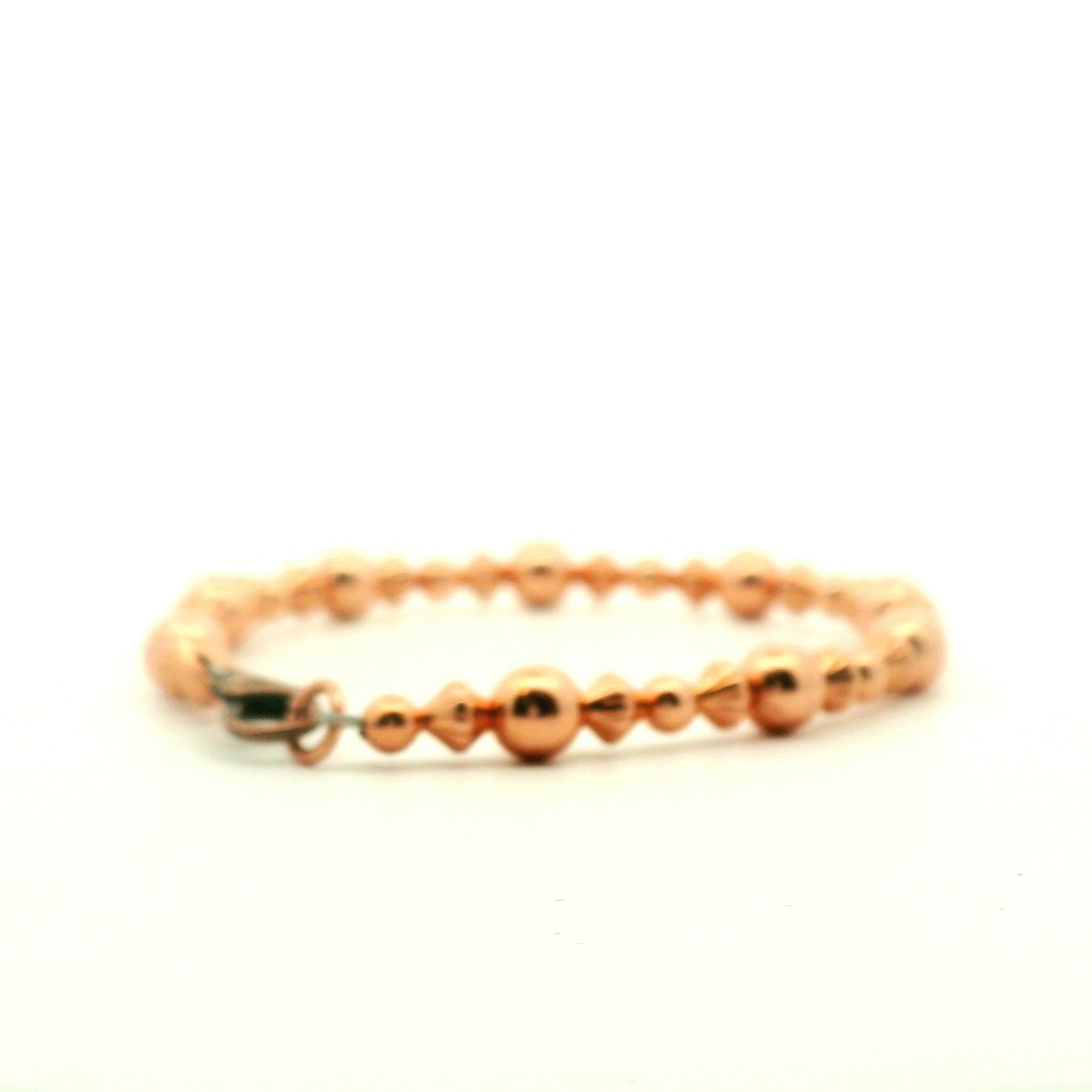 Copper Beaded Bracelet