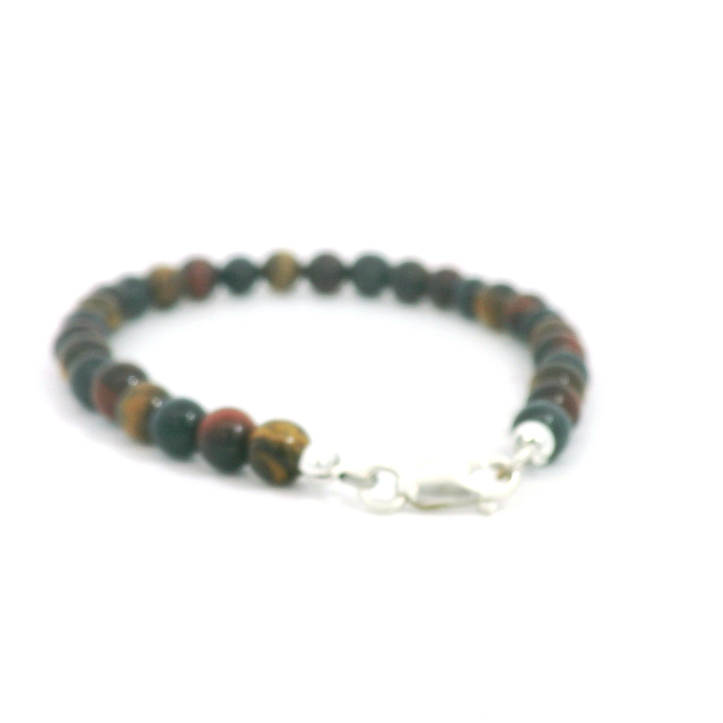 Tiger Eye Trio Gemstone Beaded Bracelet