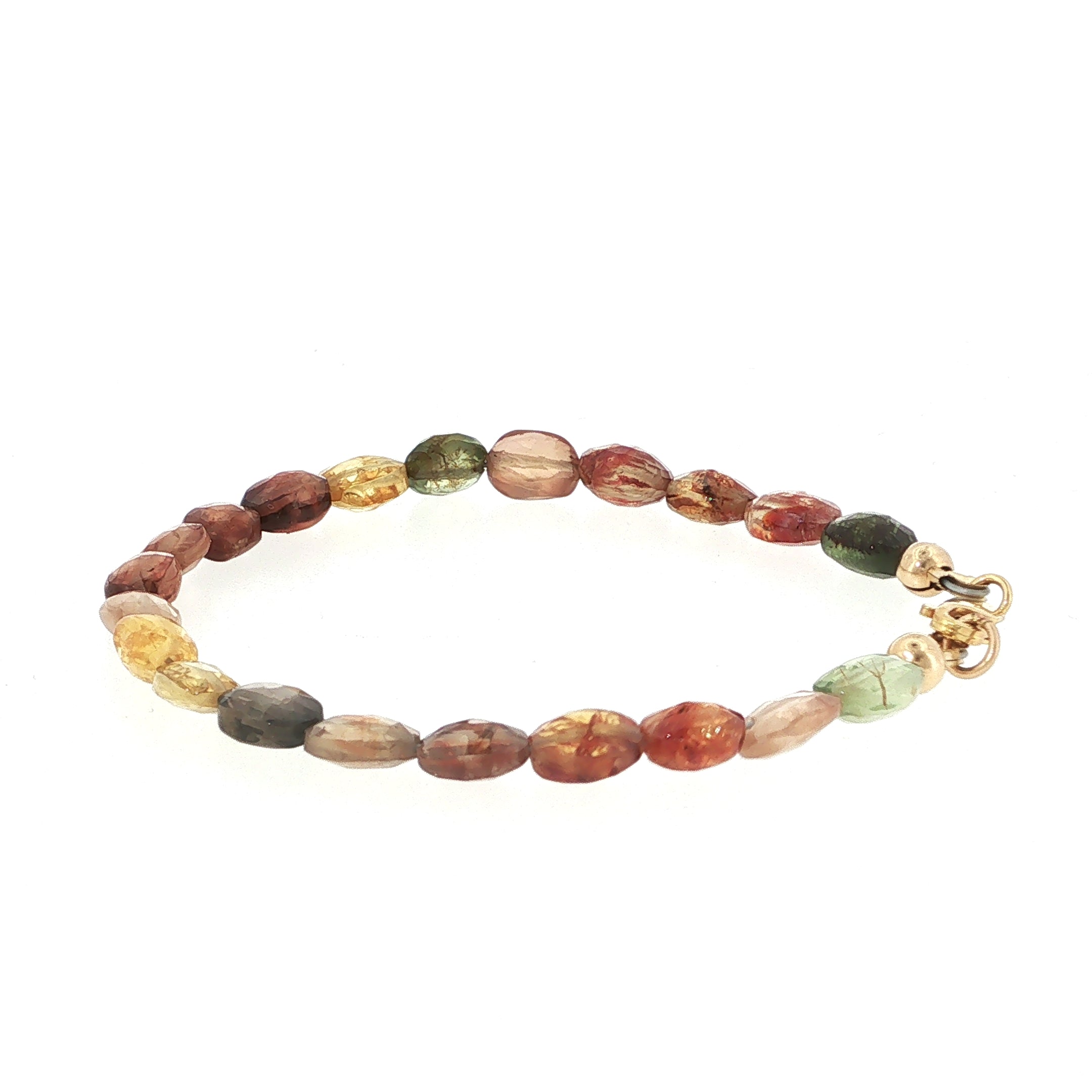 Multi-Sapphire Gemstone Beaded Bracelet