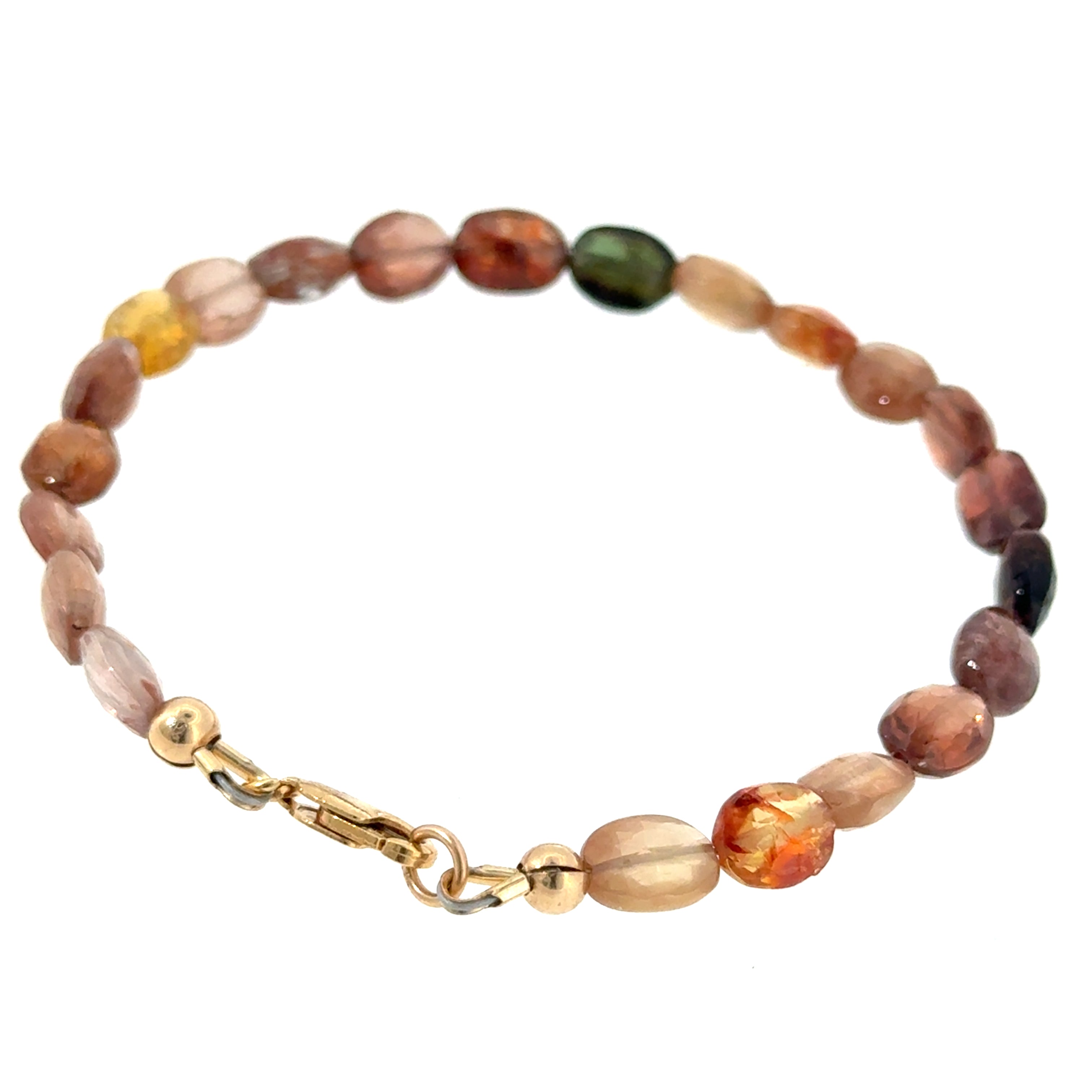 Multi-Sapphire Gemstone Beaded Bracelet