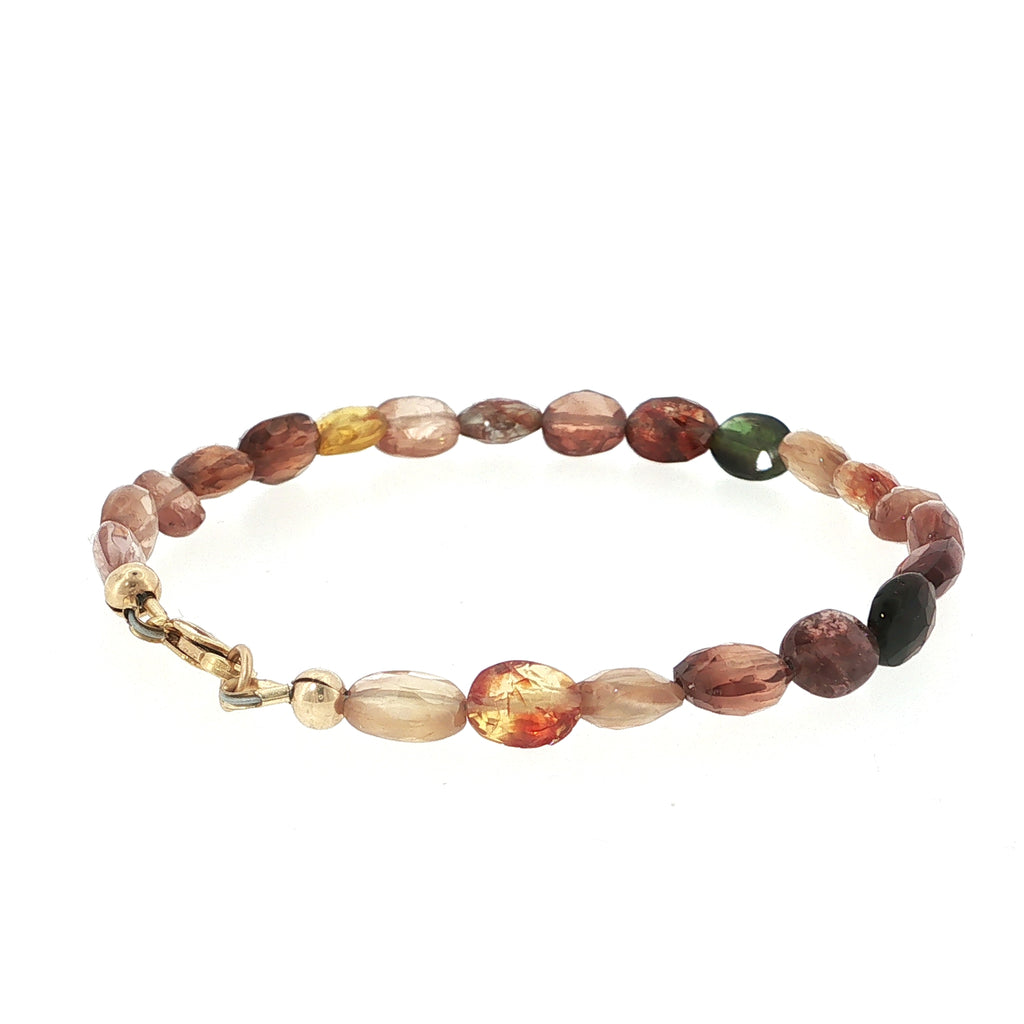 Multi-Sapphire Gemstone Beaded Bracelet