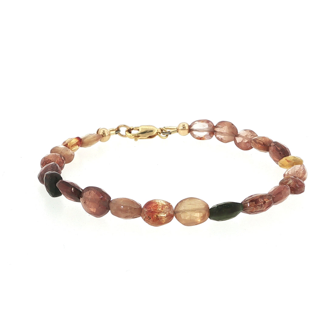 Multi-Sapphire Gemstone Beaded Bracelet