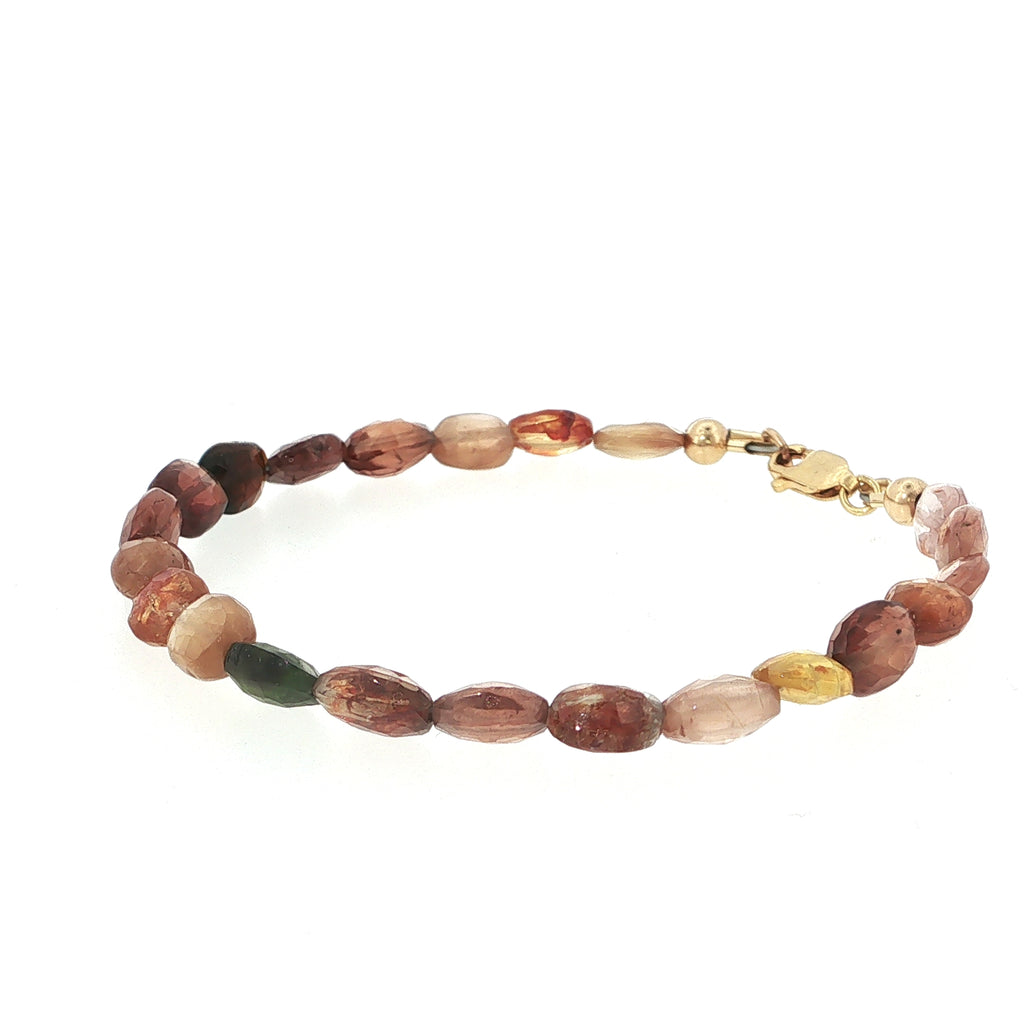 Multi-Sapphire Gemstone Beaded Bracelet