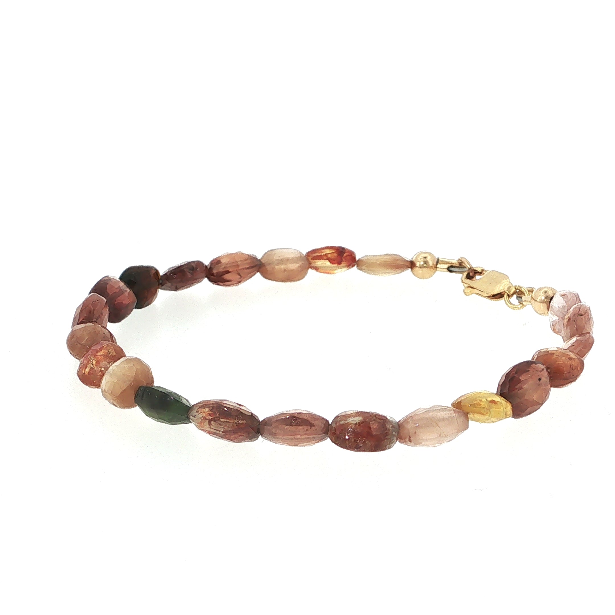 Multi-Sapphire Gemstone Beaded Bracelet