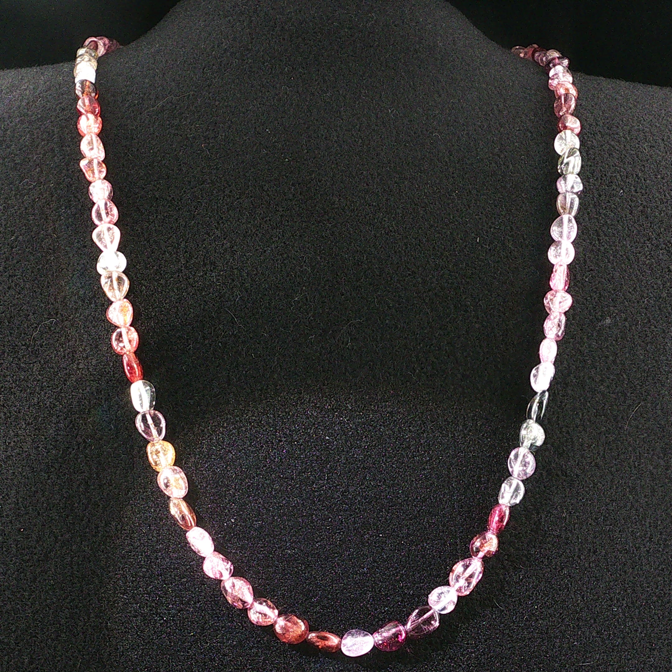 Multi-Sapphire Gemstone Beaded Necklace