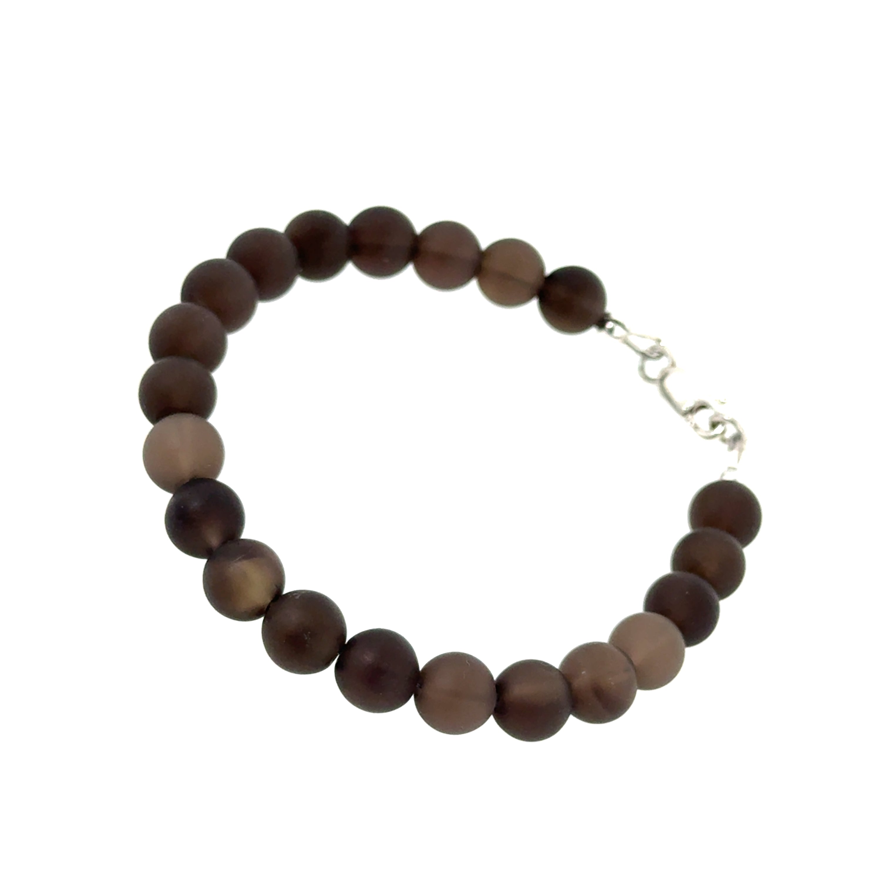 Smokey Quartz Gemstone Beaded Bracelet Collection
