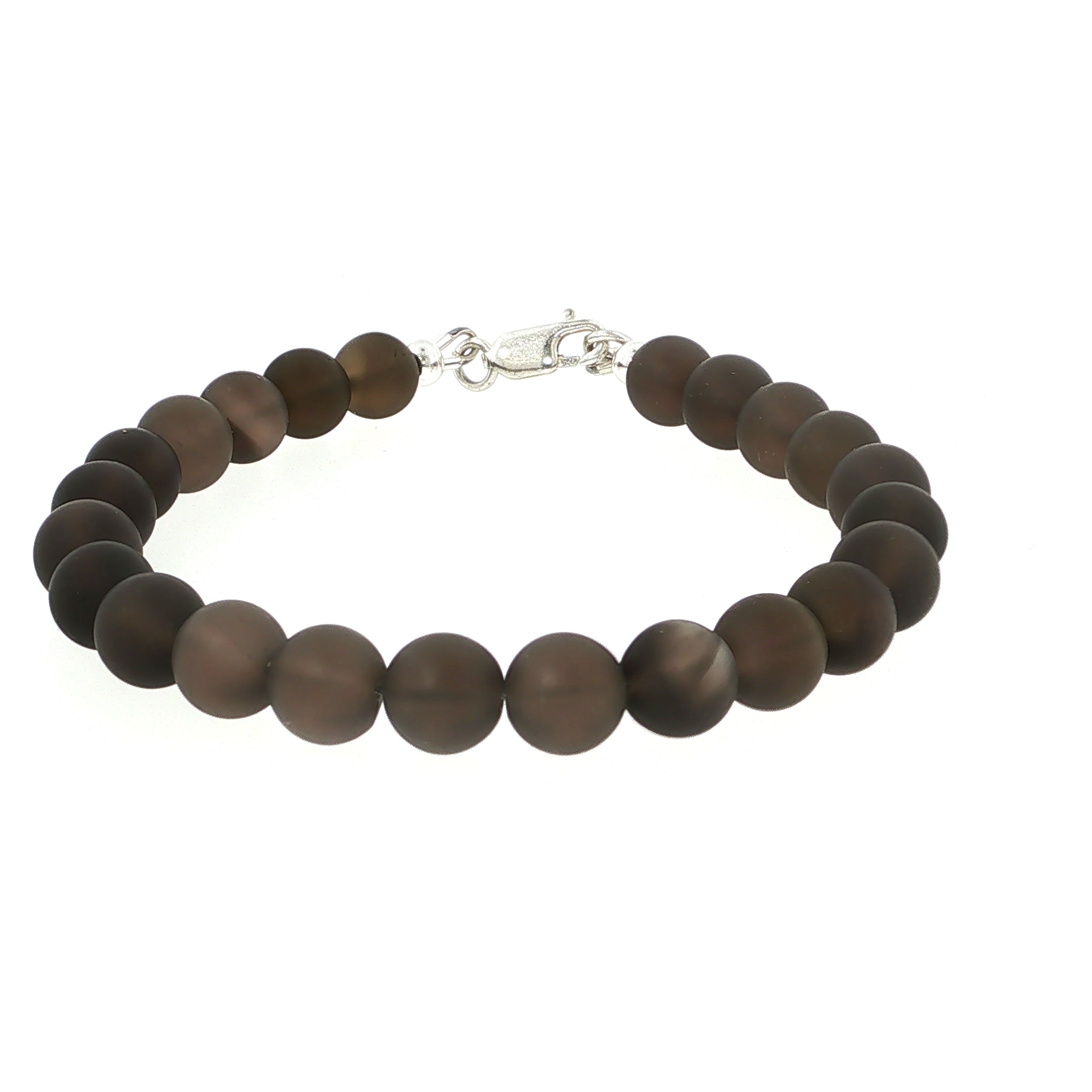 Smokey Quartz Gemstone Beaded Bracelet Collection