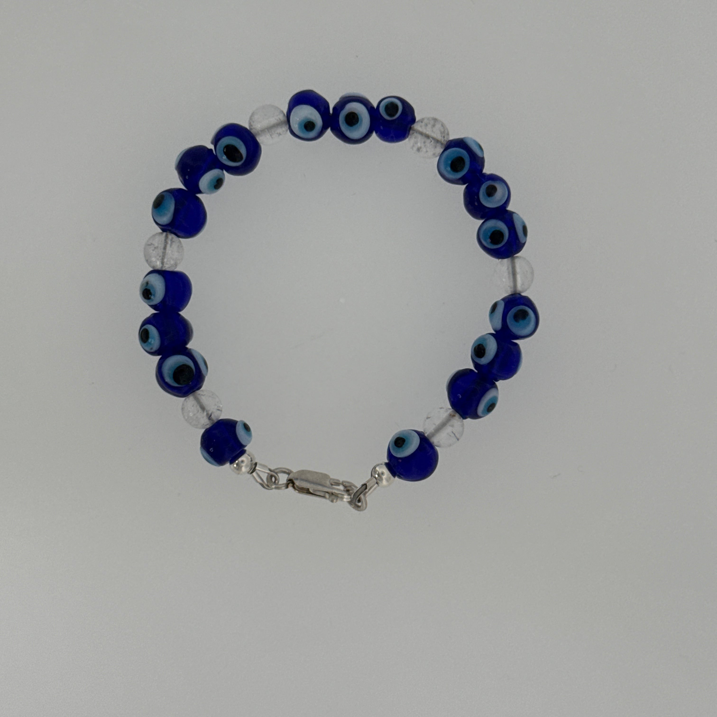 Blue Evil Eye Glass Beaded Bracelet Collection