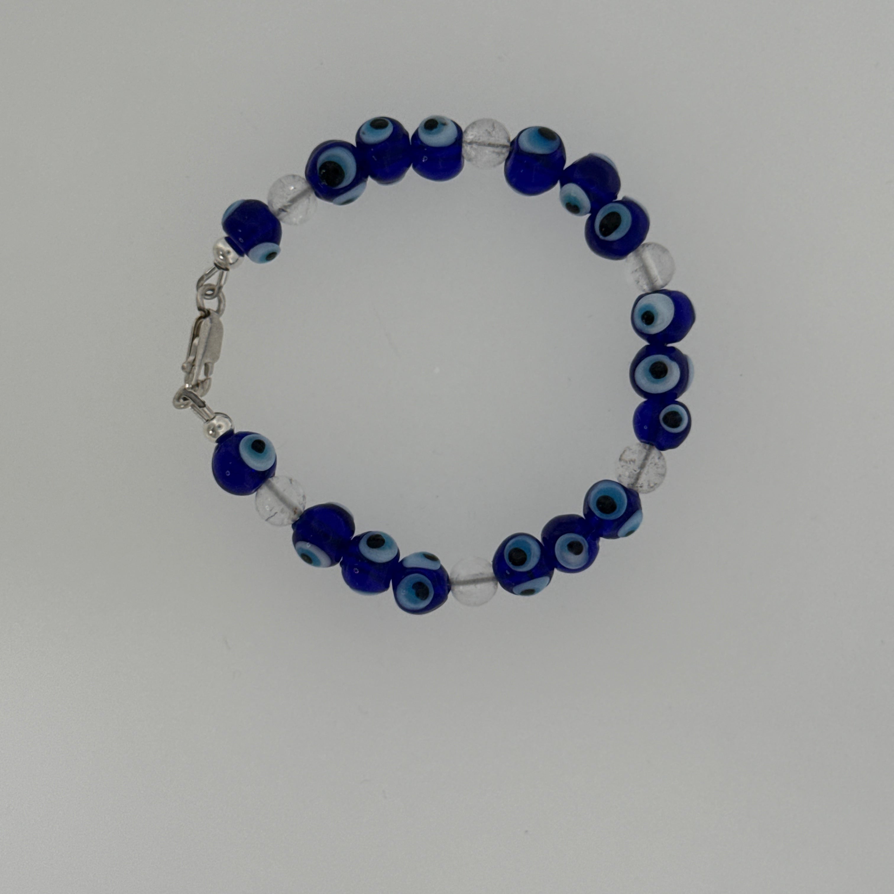 Blue Evil Eye Glass Beaded Bracelet Collection