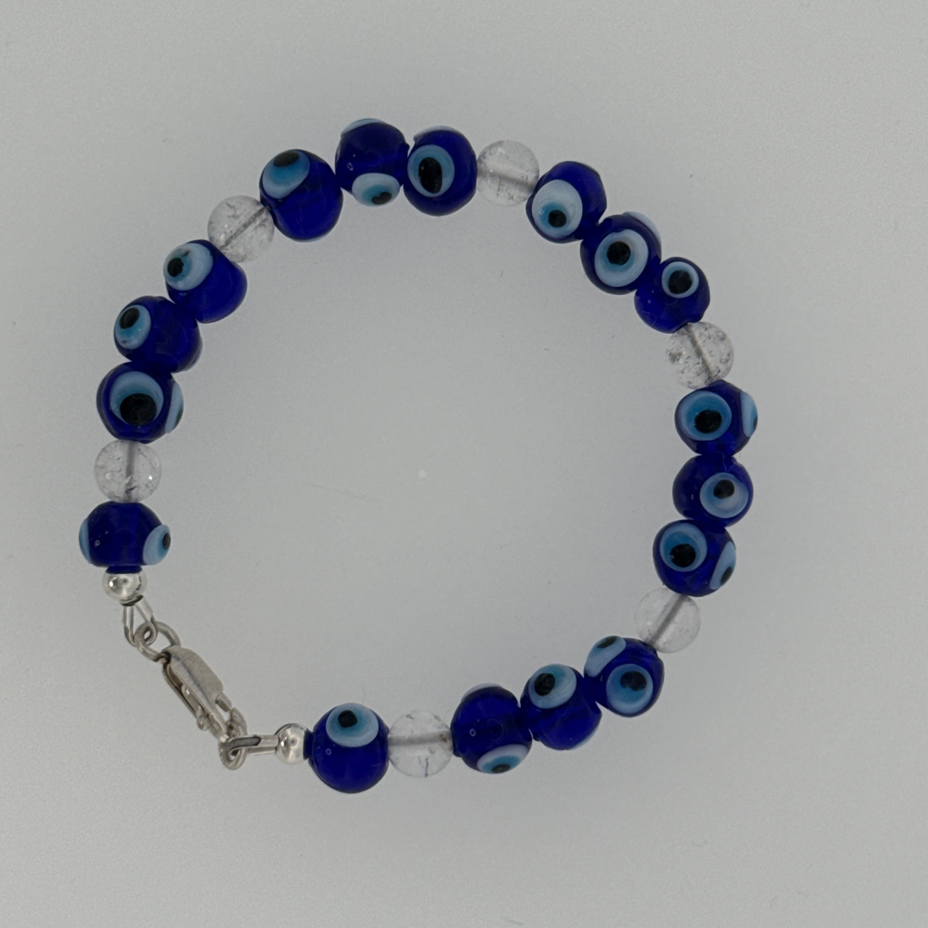 Blue Evil Eye Glass Beaded Bracelet Collection