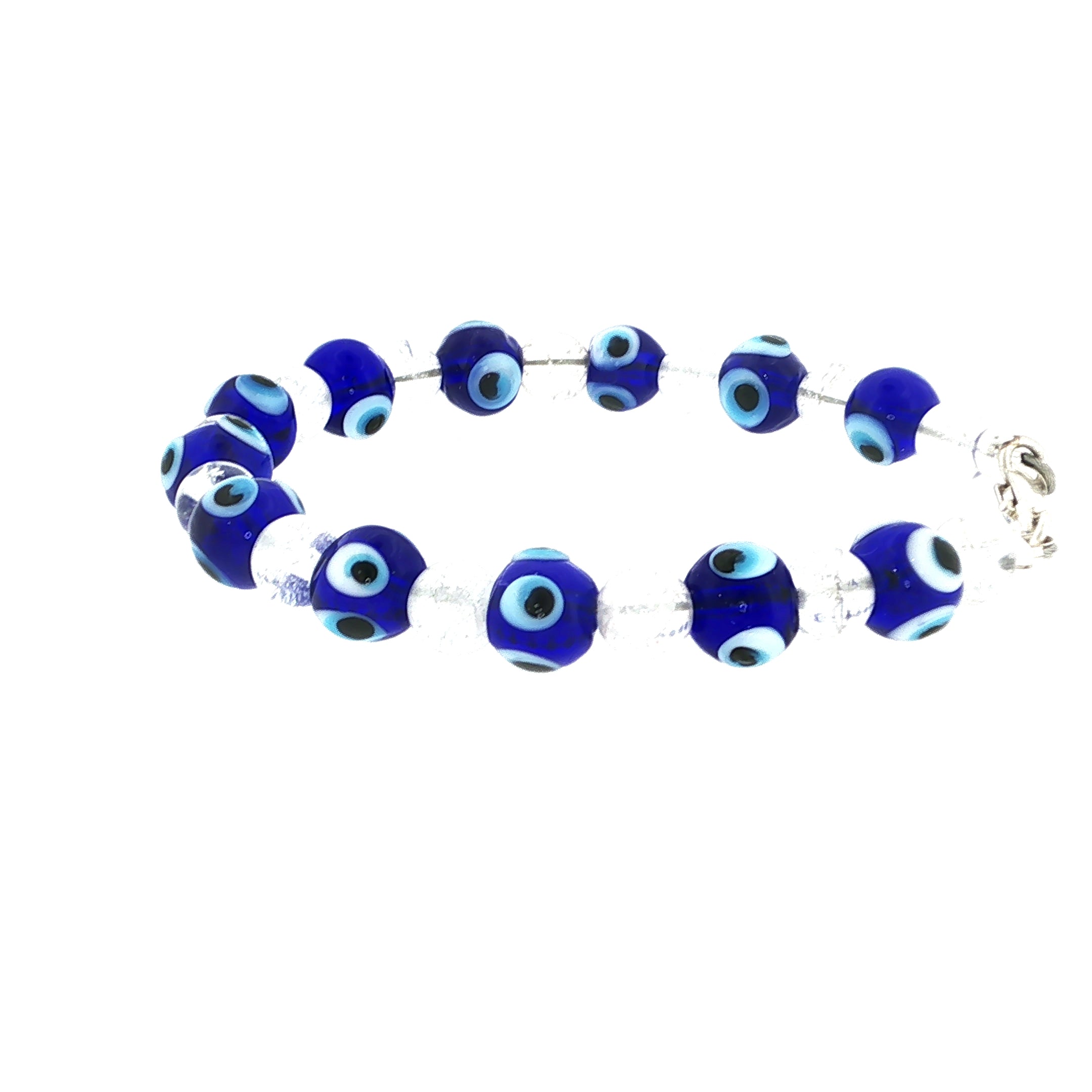 Blue Evil Eye Glass Beaded Bracelet Collection