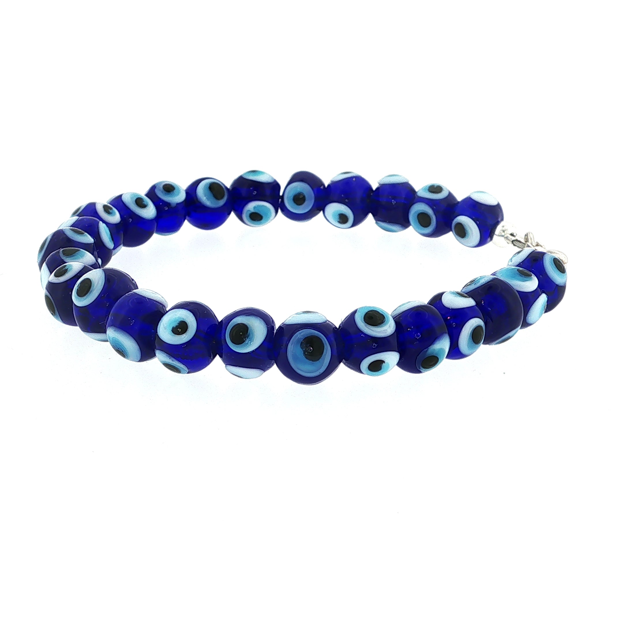 Blue Evil Eye Glass Beaded Bracelet Collection