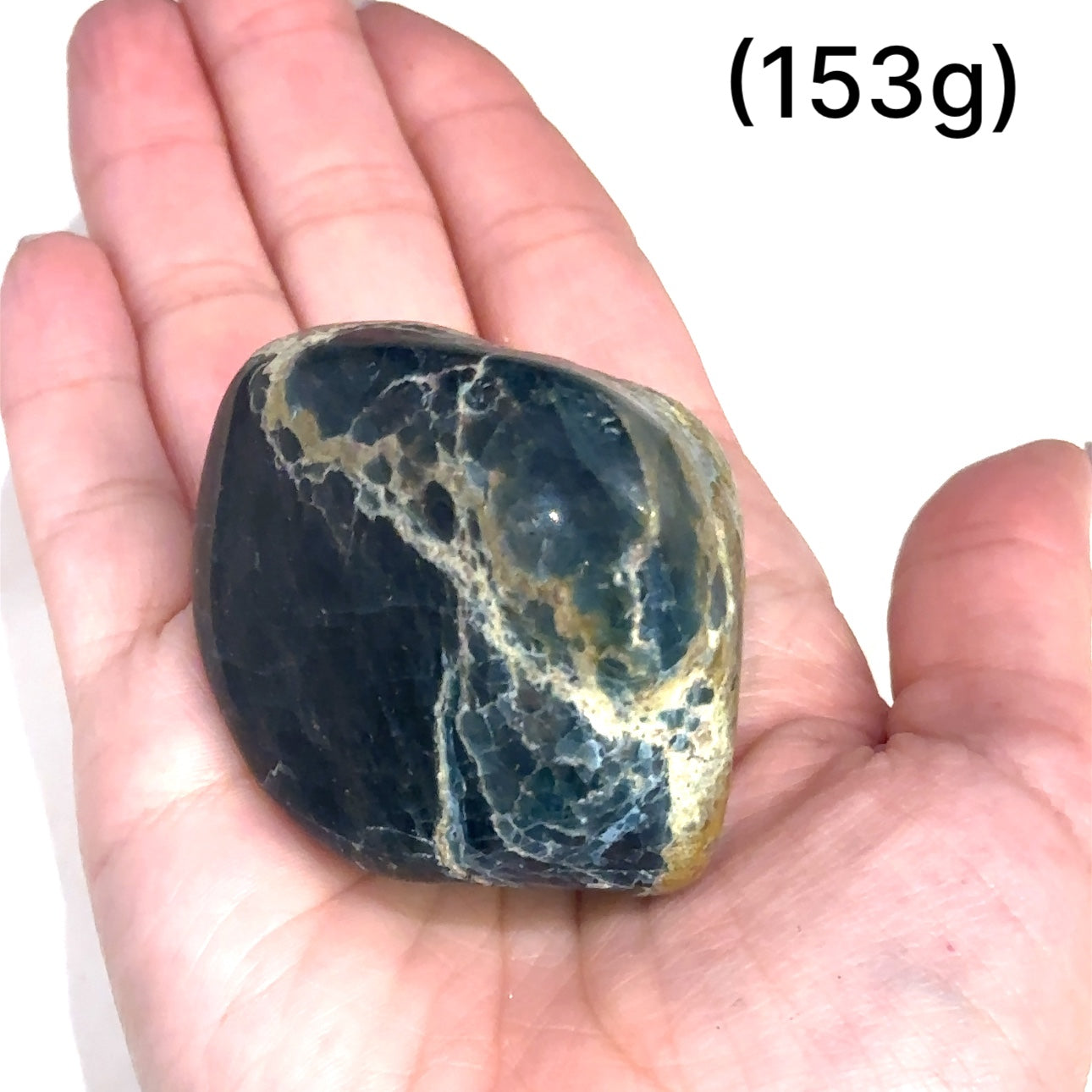 Blue Apatite Gemstone Tumbles