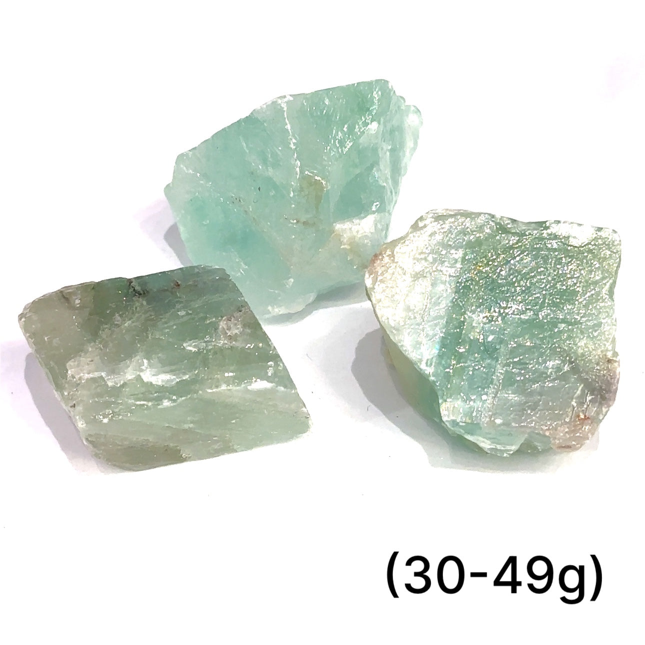 Green Calcite Raw  Gemstones
