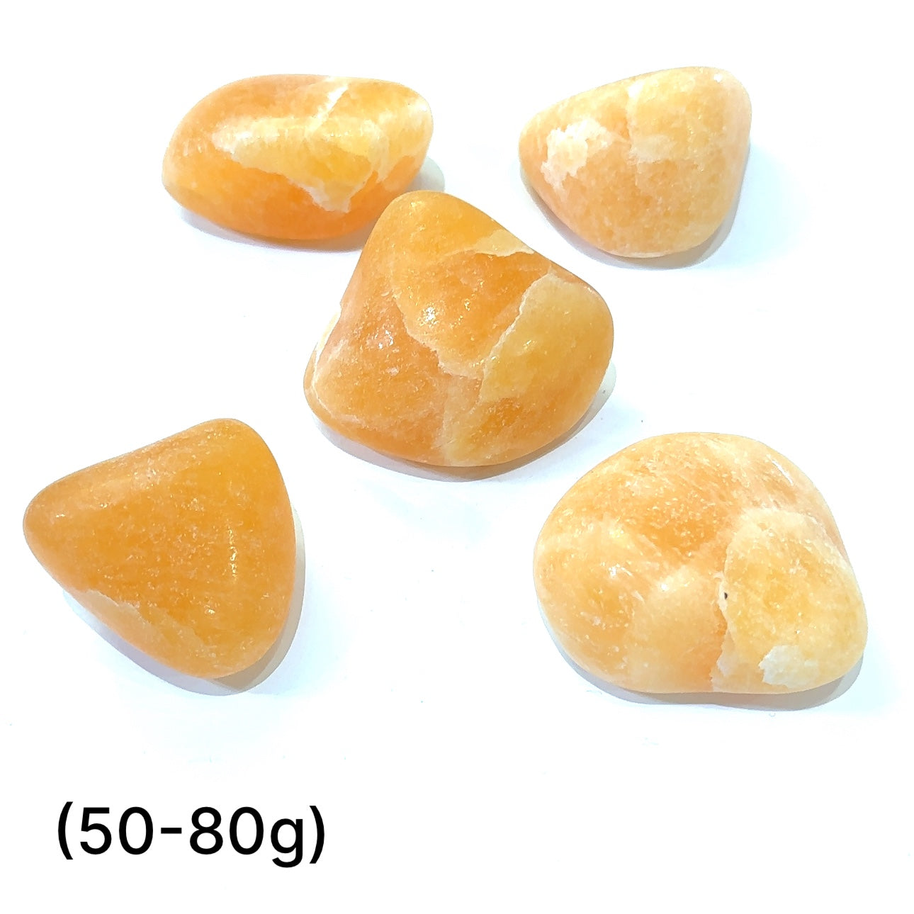 Calcite Orange tumble gemstone