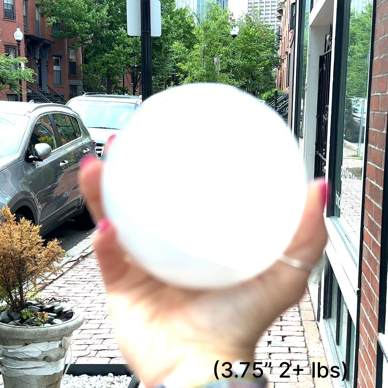 Selenite Gemstone spheres
