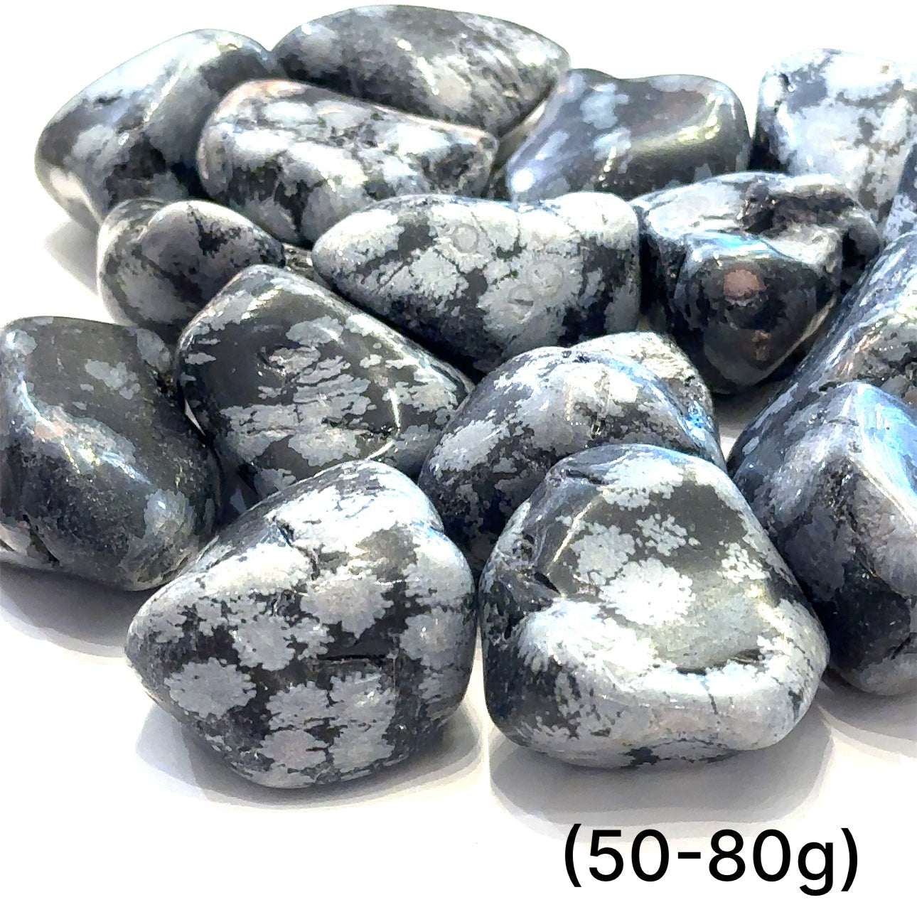 Snowflake Obsidian Tumbled Gemstone