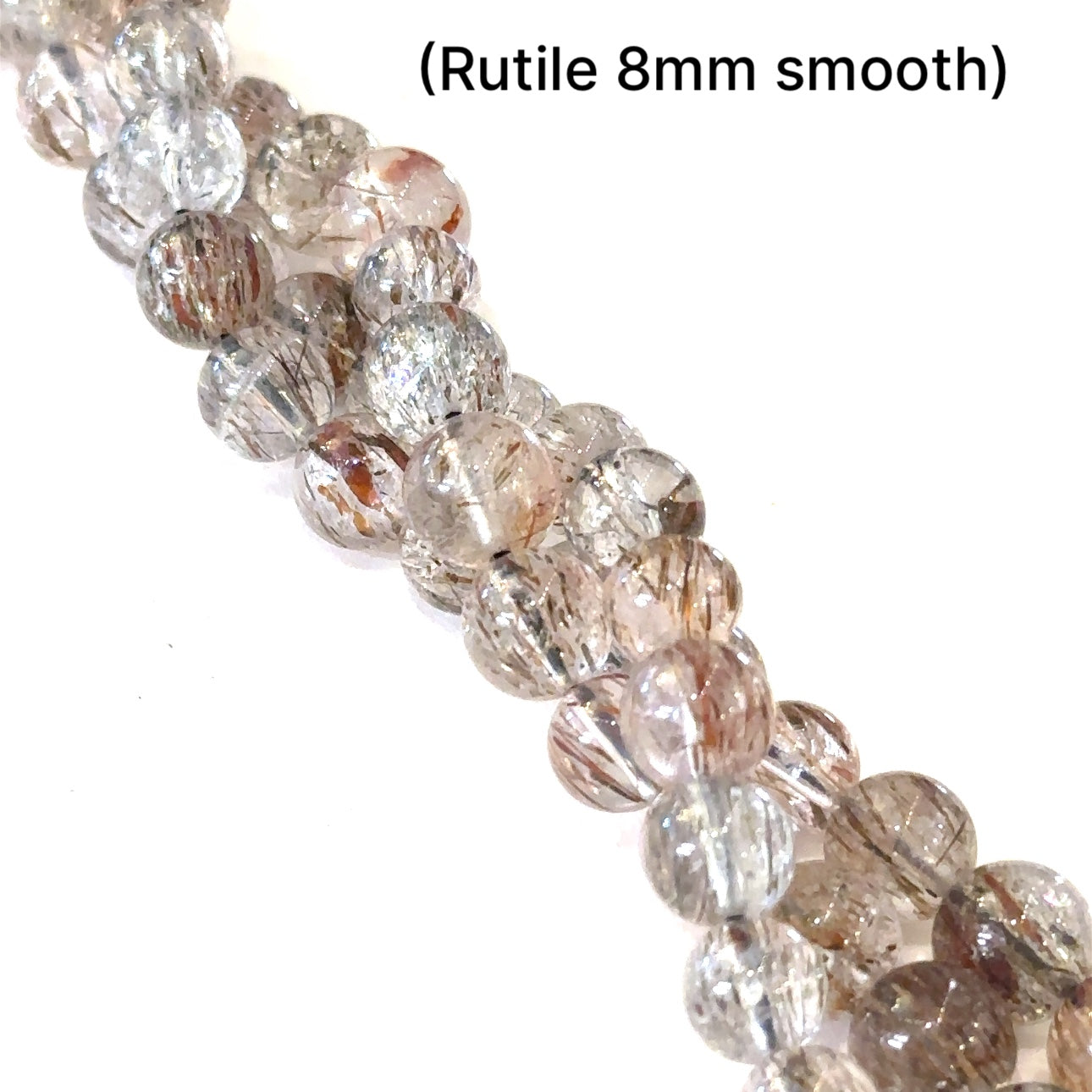 Rutilated Quartz Gemstone Strands