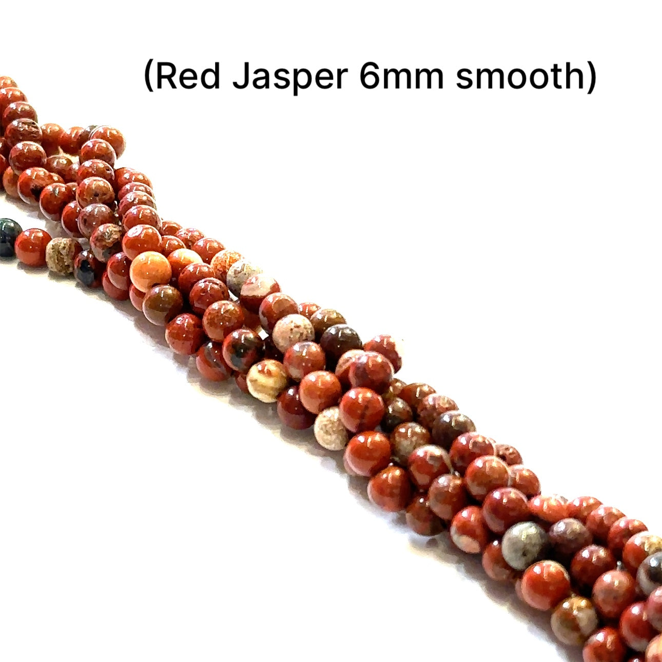 Red Jasper Gemstone Strand, Jewelry supplies