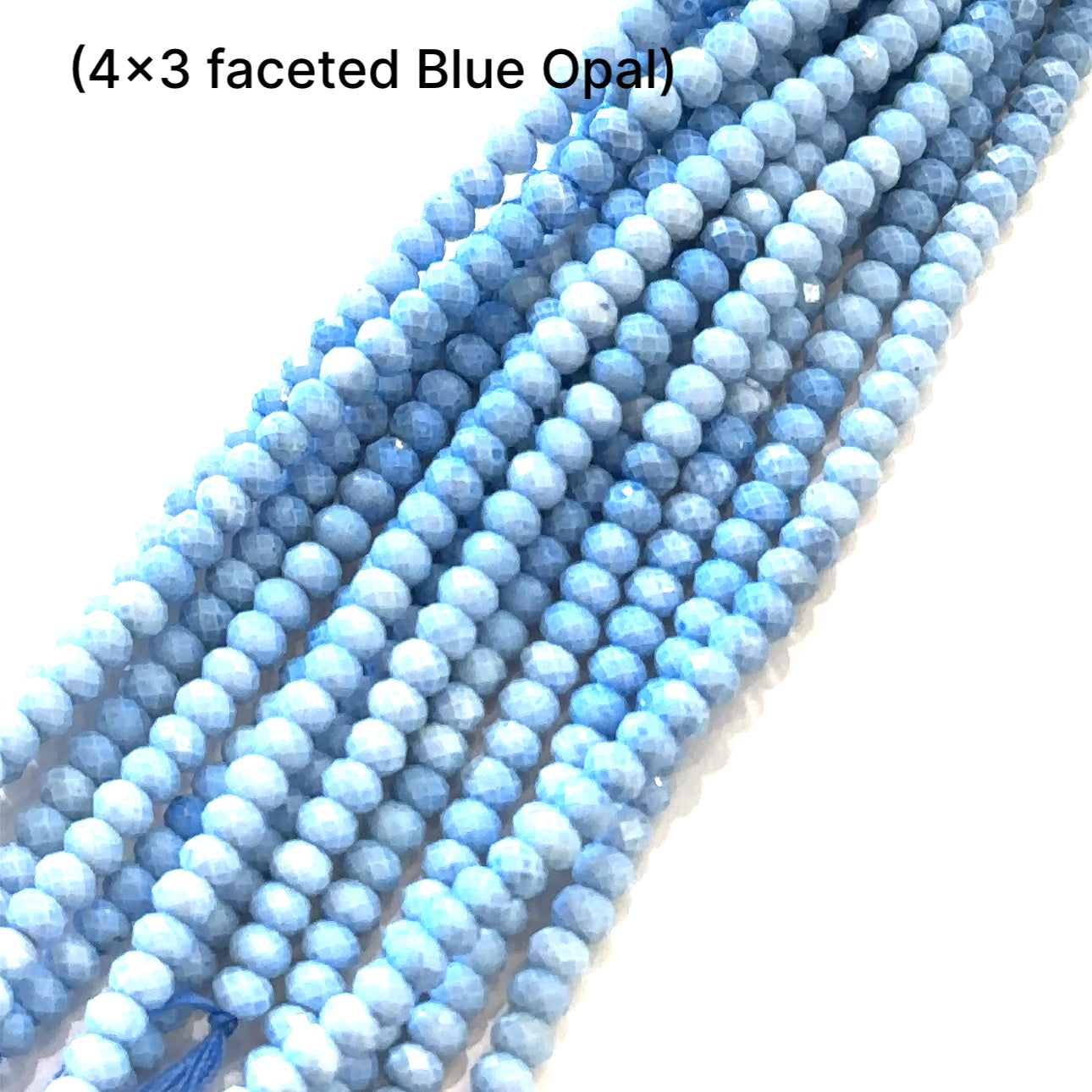 Blue Opal Gemstone Strands, Jewelry supplies
