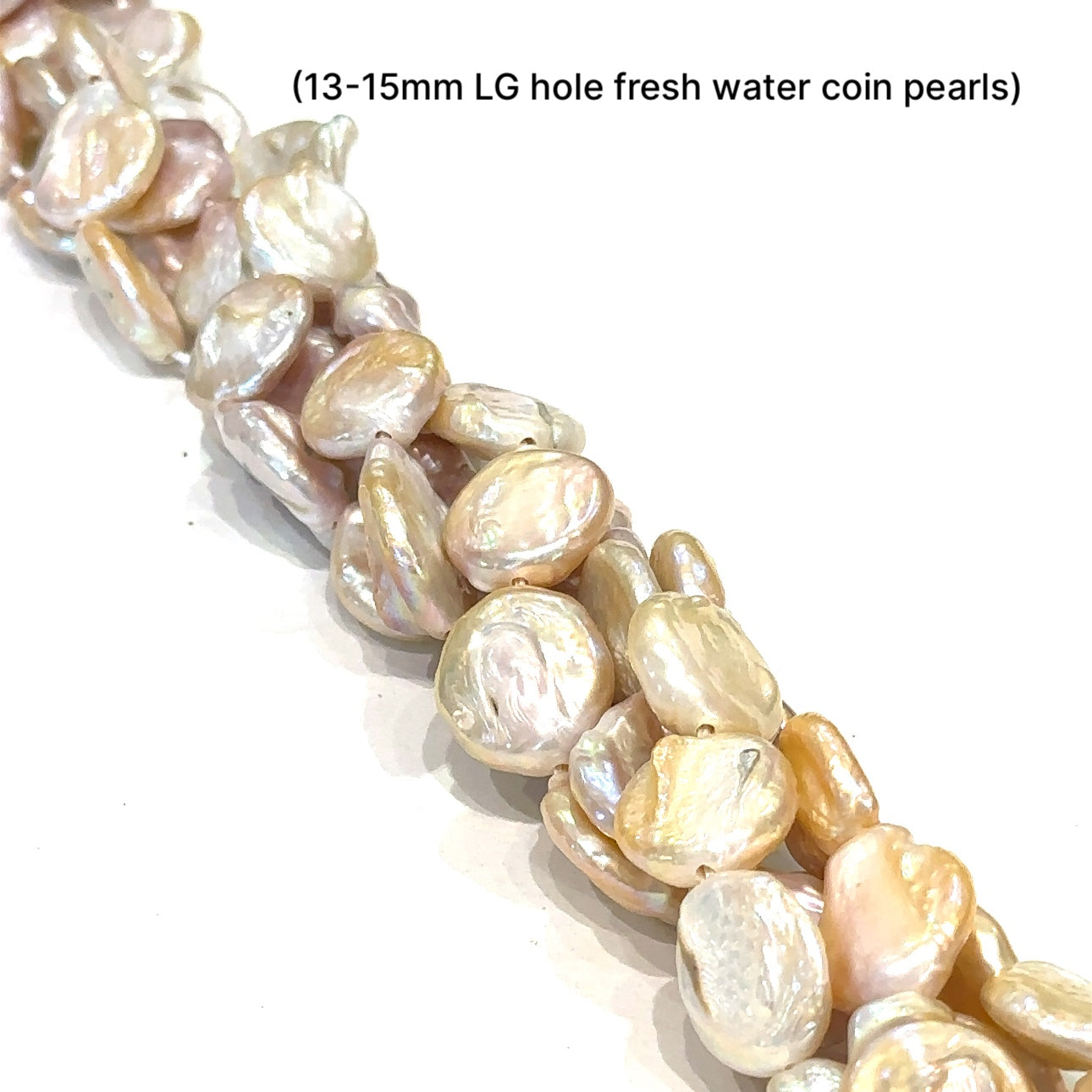 Coin Fresh Water Pearl Strands, Jewelry supplies