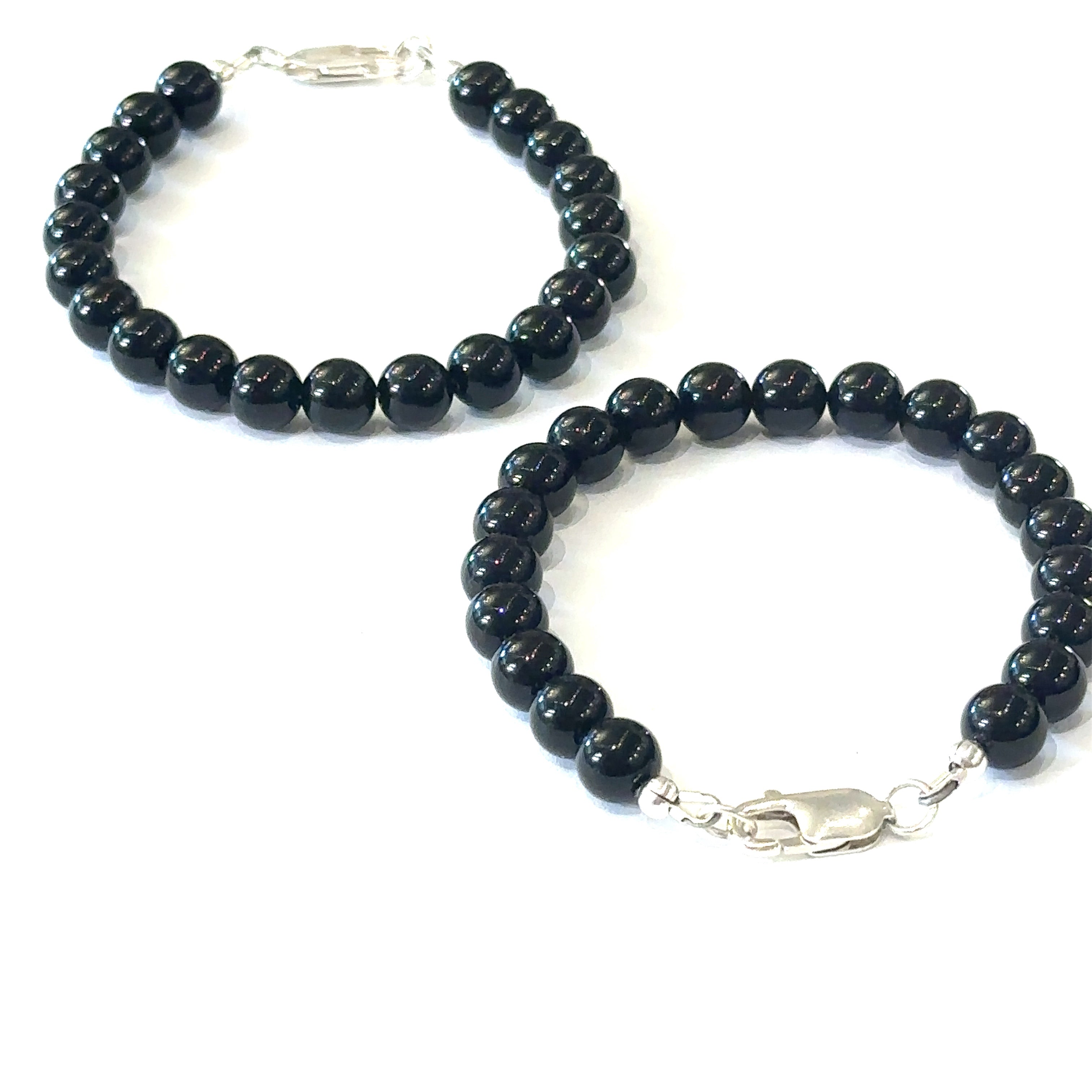 Black Onyx bracelet  beaded gemstone bracelet, Jewelry