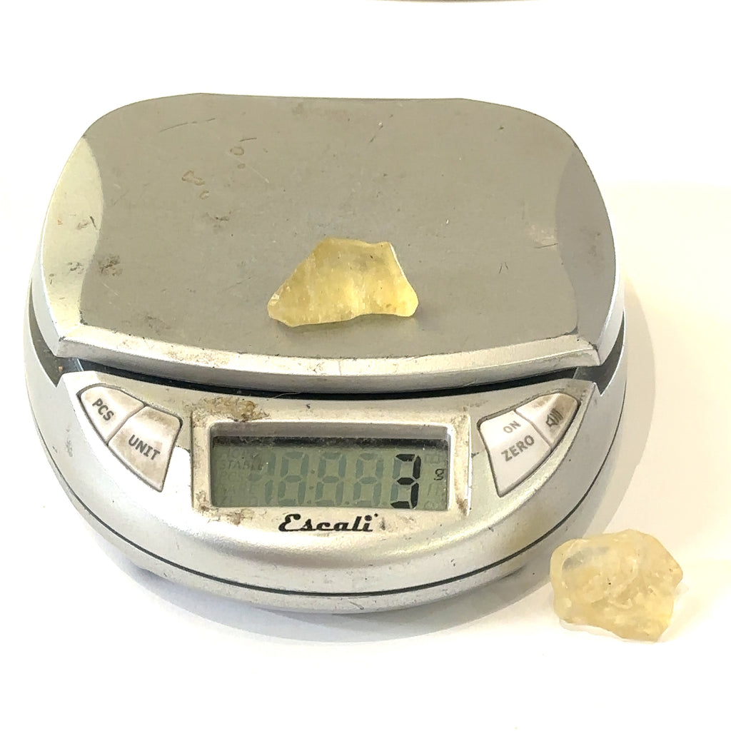 Libyan Desert Glass (Gold Tektite) Raw Healing Stones, Western Egypt