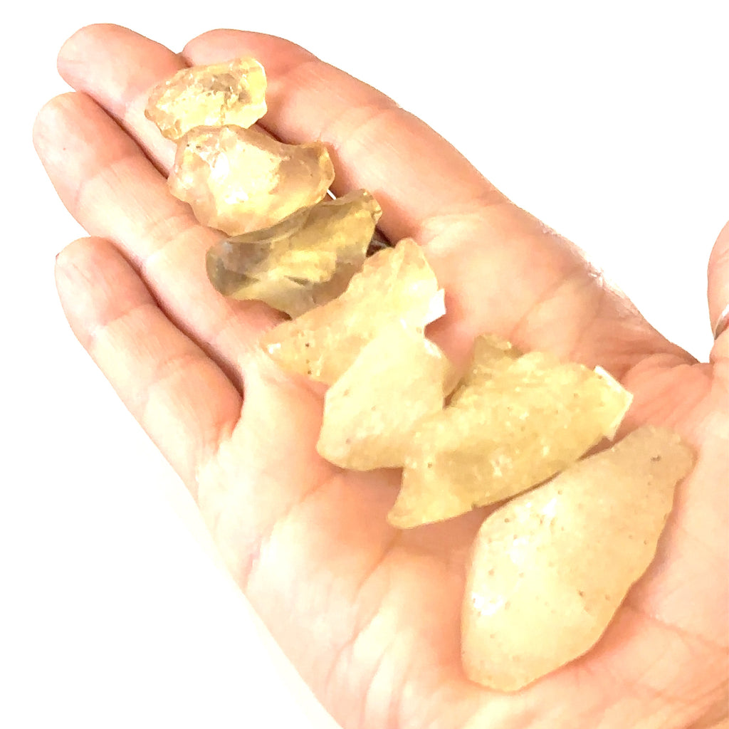 Libyan Desert Glass (Gold Tektite) Raw Healing Stones, Western Egypt