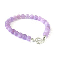 Lavender Jade Gemstone Bracelet, jewelry