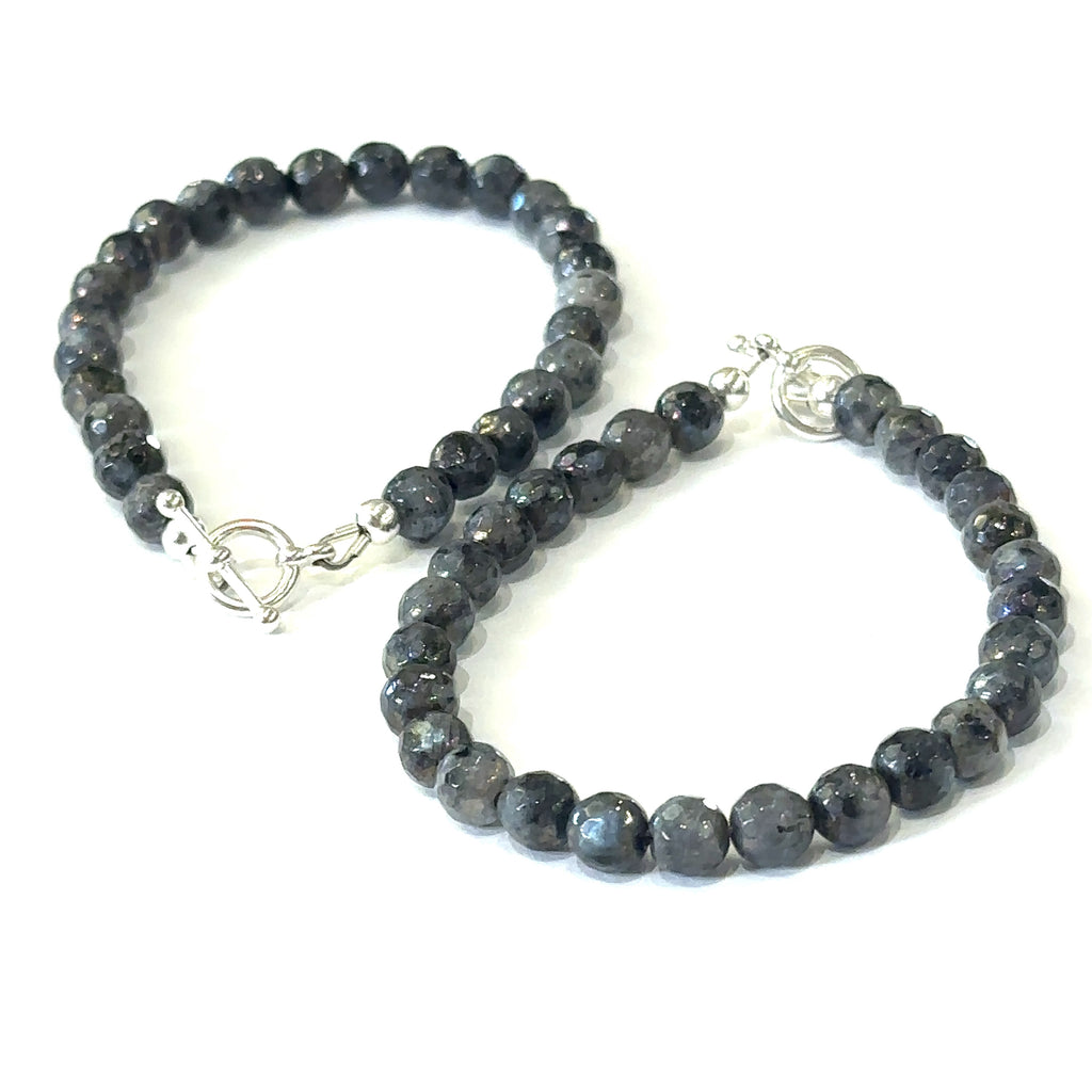 Labradorite gemstone bracelet, Jewelry
