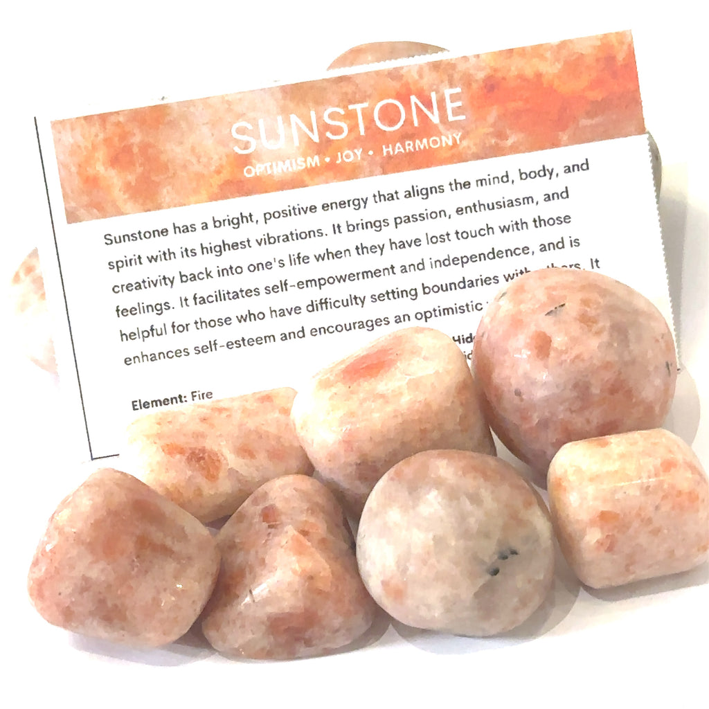 Sunstone Tumbled Gemstones