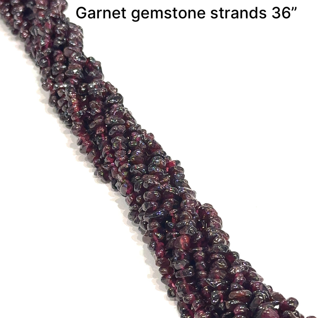 Garnet Gemstone Strands, jewelry supplies