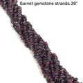 Garnet Gemstone Strands, jewelry supplies