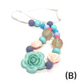 Ivy Rose's Silicone Teething Necklace, Bite Bead Necklace Jewelry- Chew Jewelry Beads - fidget necklace, ADHD, Autism, sensory necklace