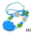 Ivy Rose's Silicone Teething Necklace, Bite Bead Necklace Jewelry- Chew Jewelry Beads - fidget necklace, ADHD, Autism, sensory necklace