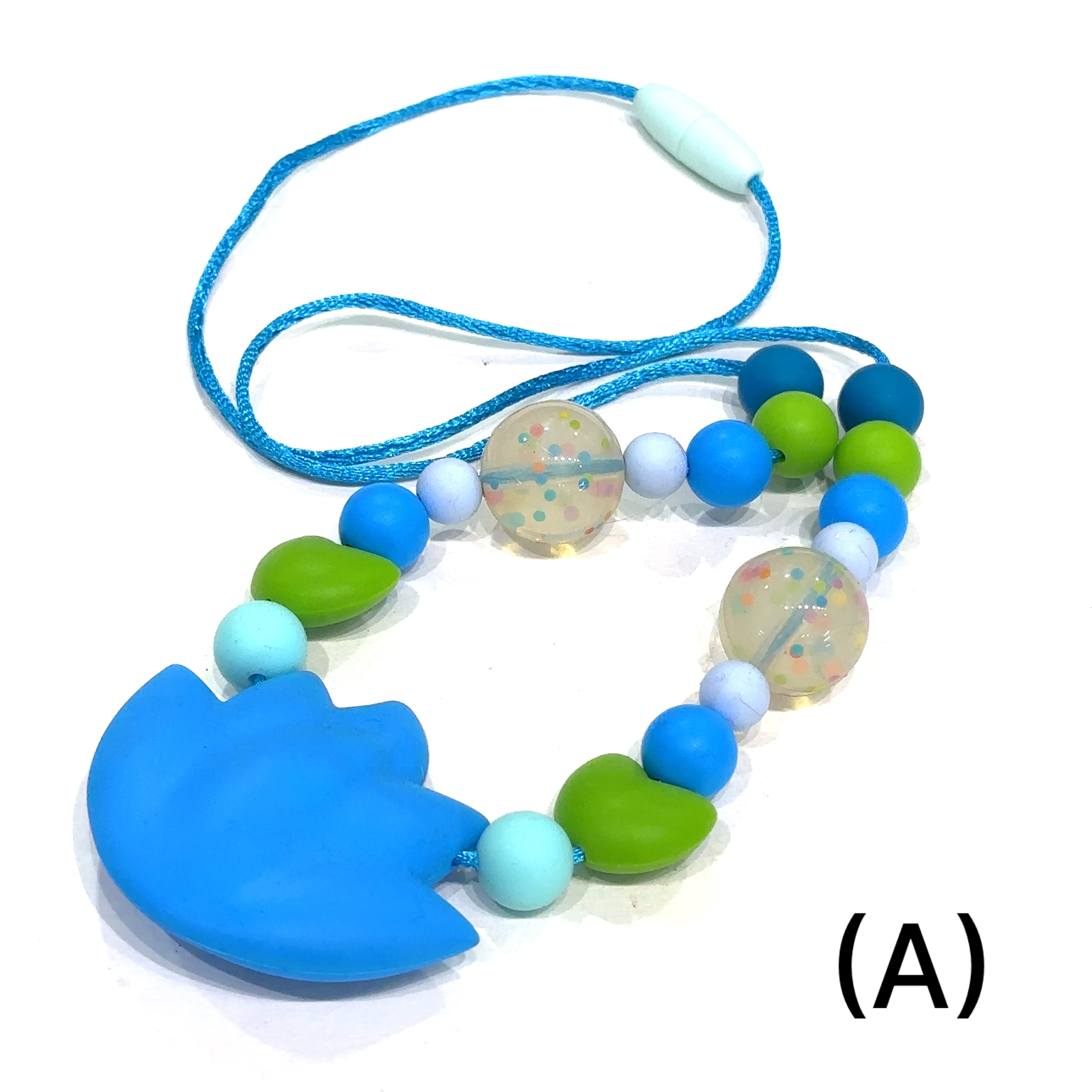 Ivy Rose's Silicone Teething Necklace, Bite Bead Necklace Jewelry- Chew Jewelry Beads - fidget necklace, ADHD, Autism, sensory necklace