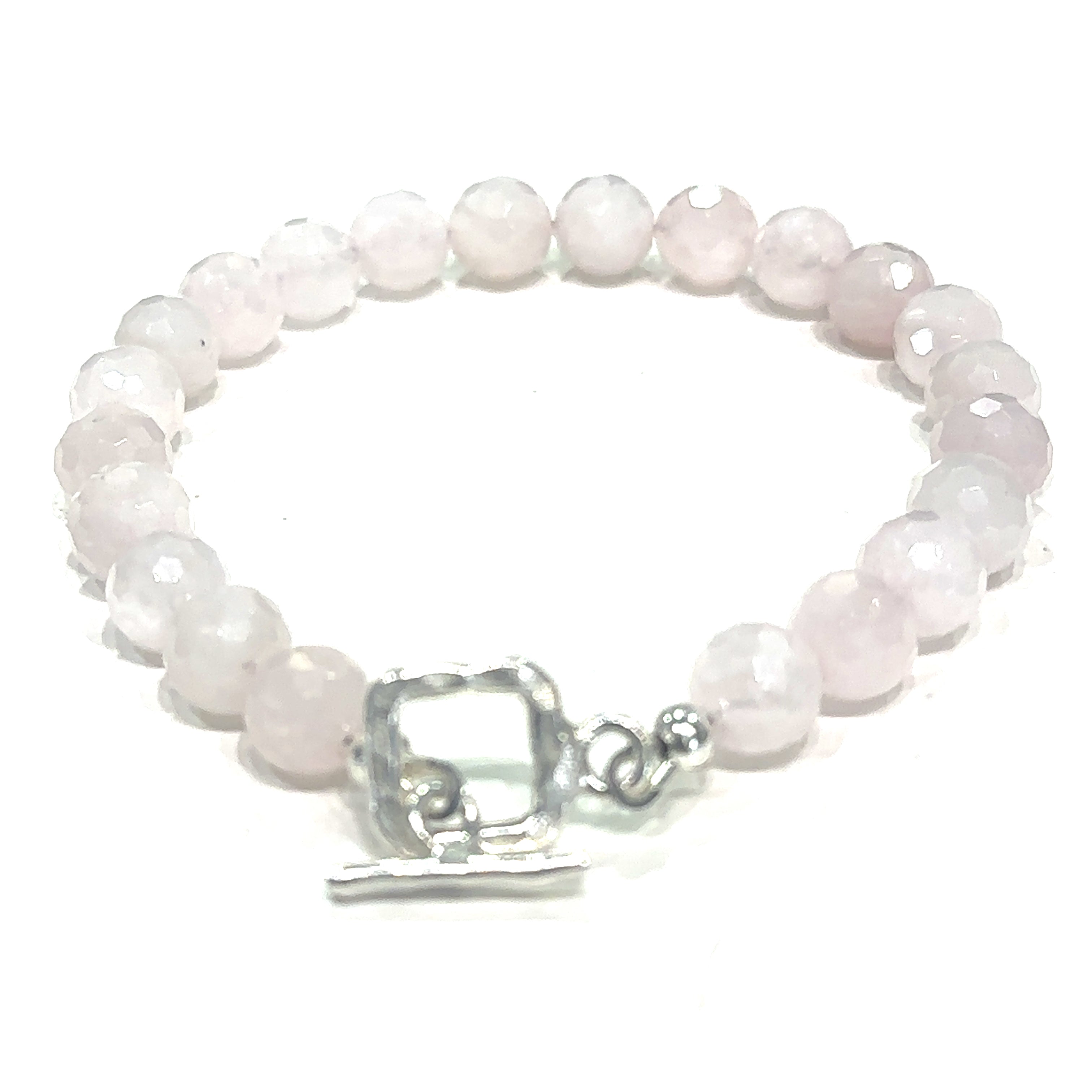 Rose Quartz Bracelet, Gemstone Bracelet, jewelry