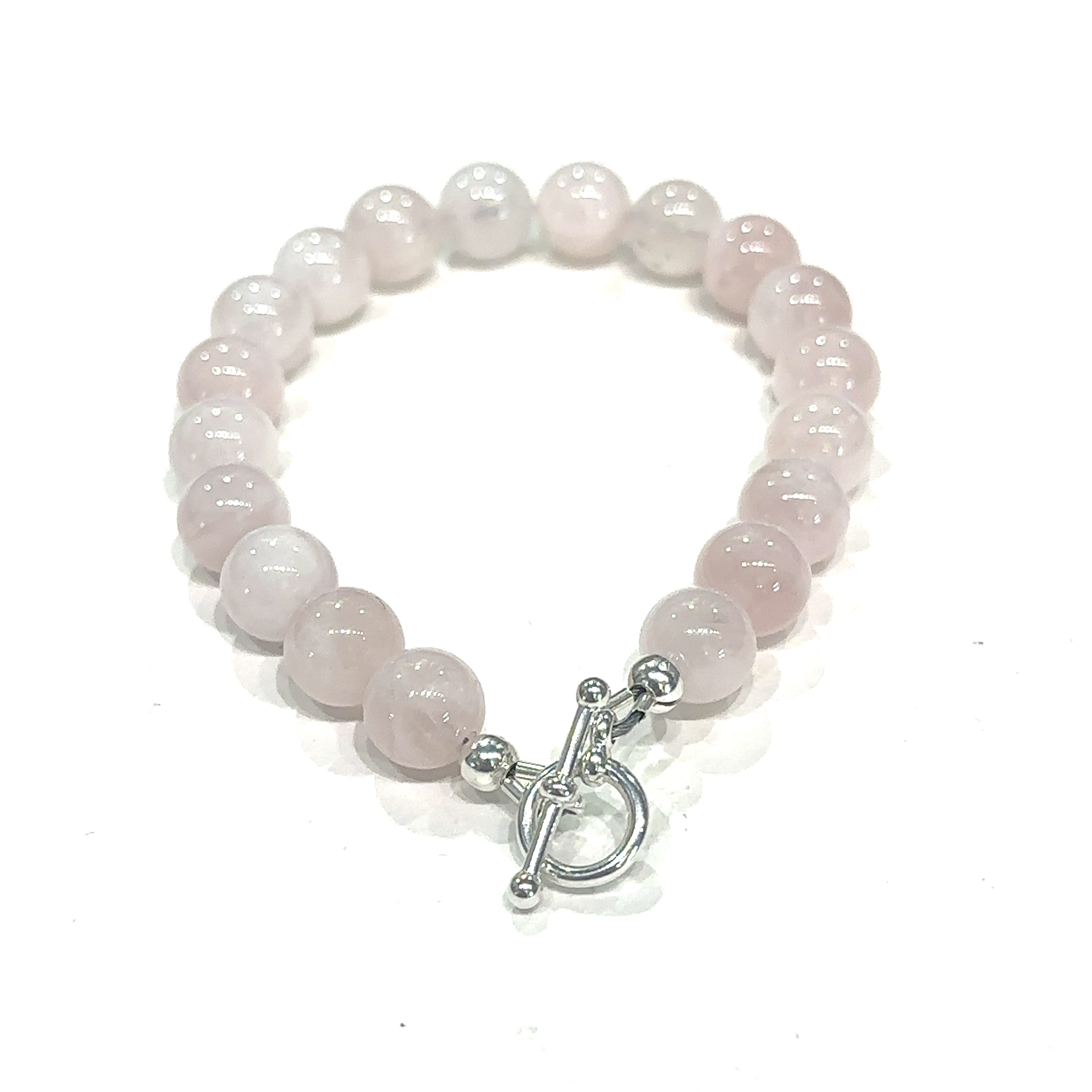 Rose Quartz Bracelet, Gemstone Bracelet, jewelry