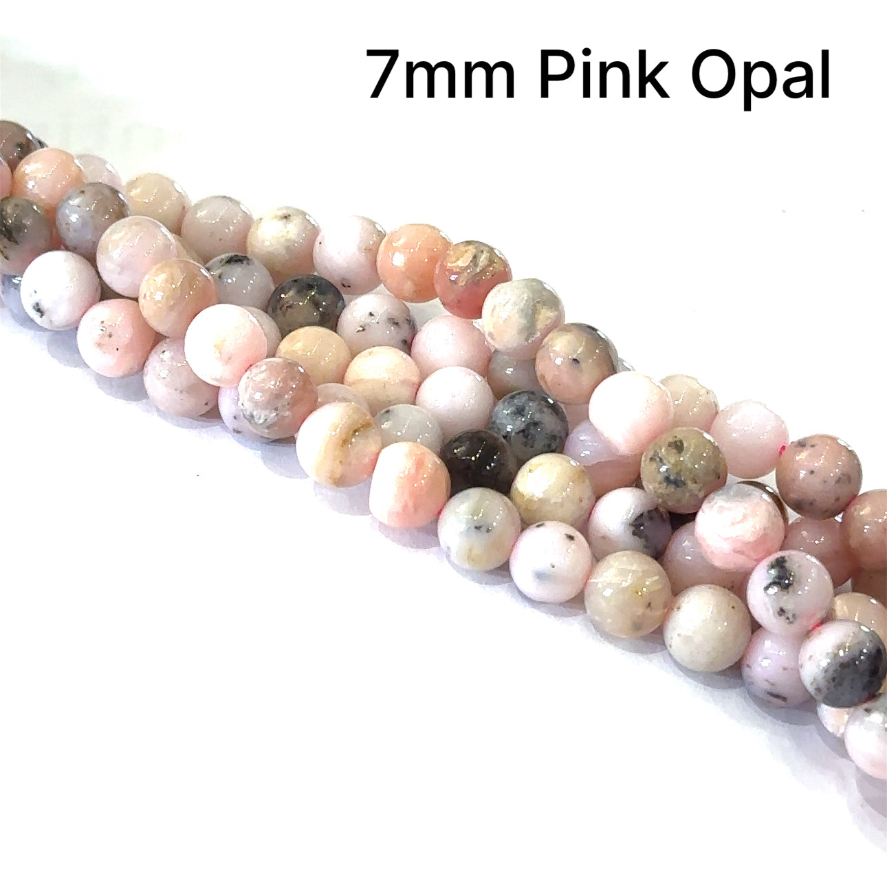 Pink Opal Gemstone Strands